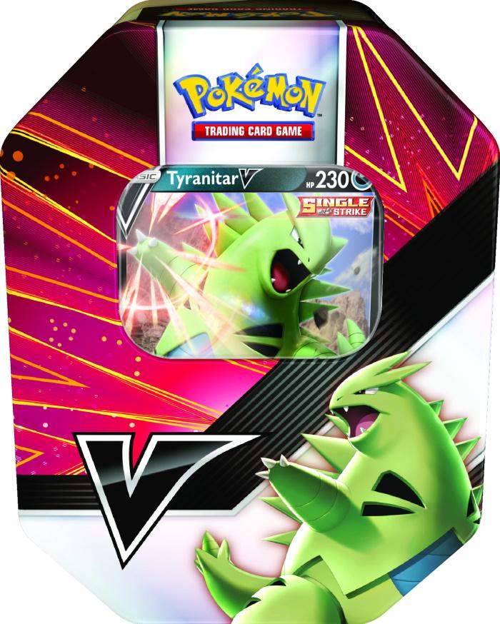Pokemon TCG V Strikers Tin Tyranitar V Gamers World limited