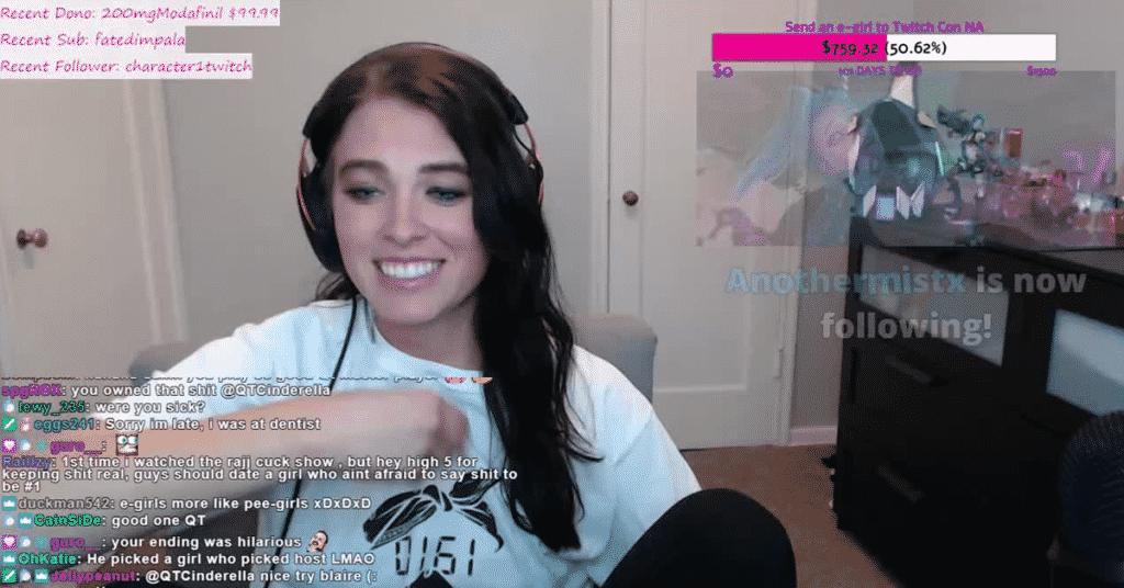 Twitch Streamer QTCinderella Spends Over 30K A Year On Sexualized Images