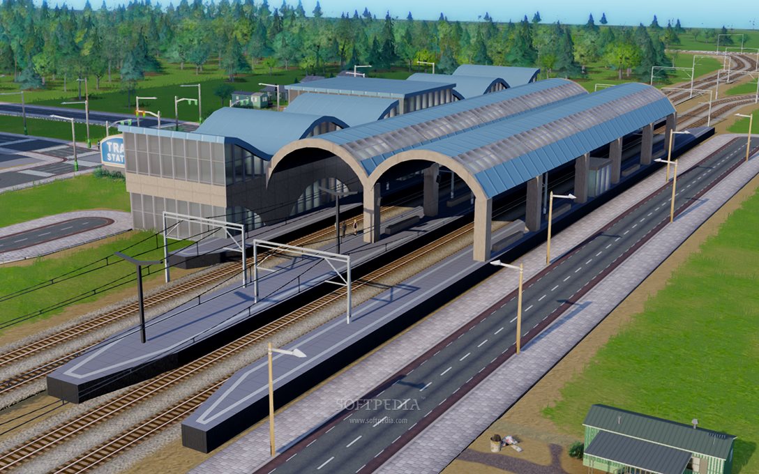 SimCity (2013) Mod Central Train Station Download