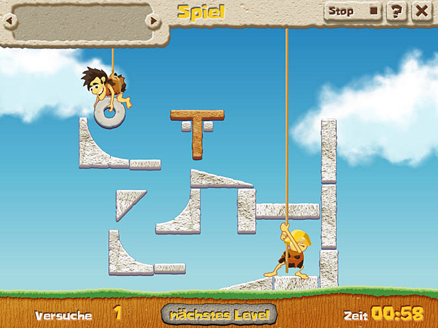 Wimmelbild Spiele kostenlos! Caveman Physics