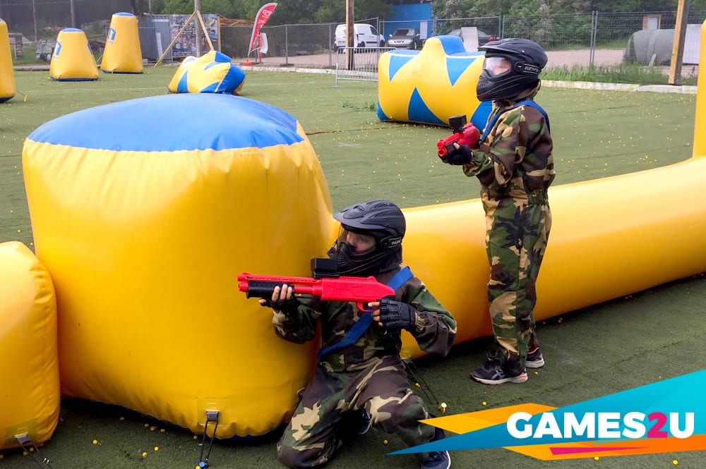 Games2U Hyr, köp eller spela Stockholms bästa MiniPaintball hos oss!
