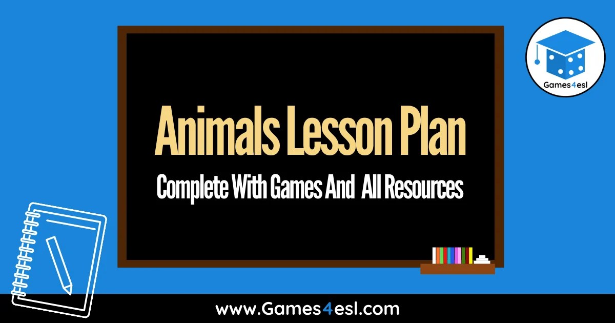 Animals Lesson Plan ESL Lesson Plan Complete With Fun