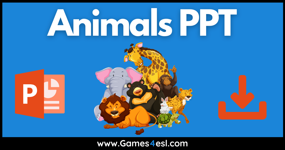 Animals PPT Games4esl