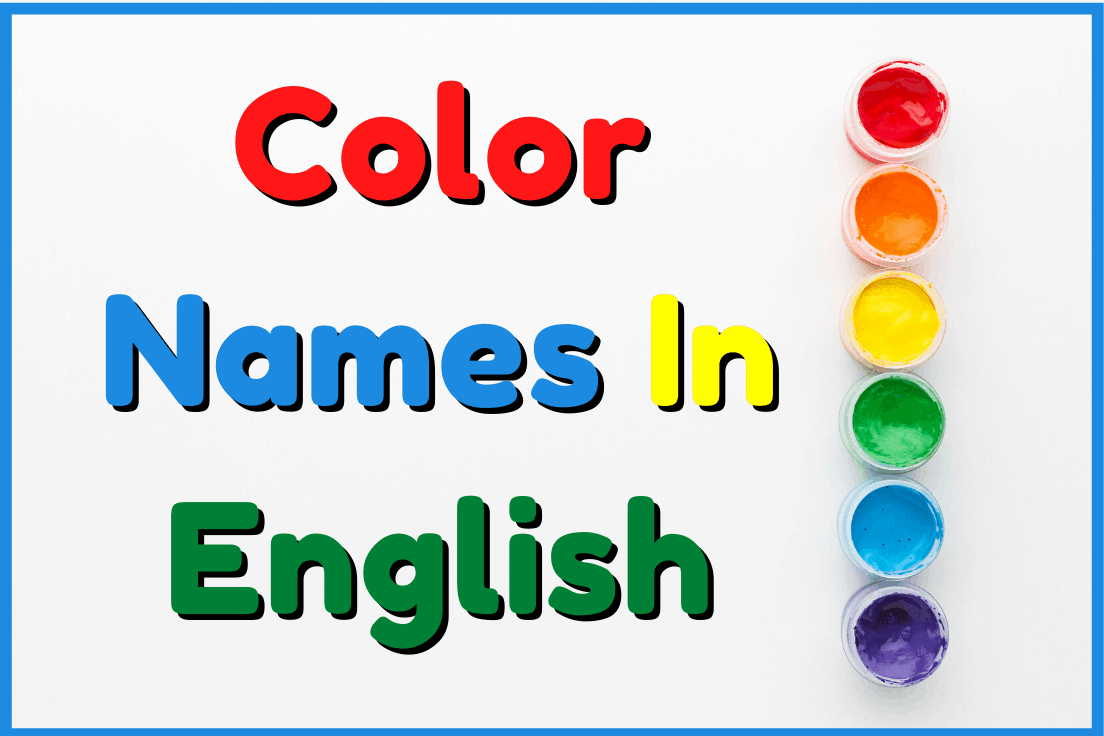 Colours In English
