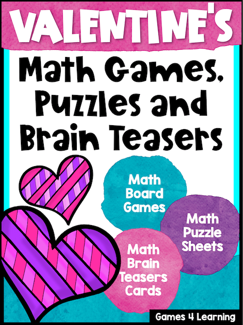 Valentine’s Day Math Games Freebies