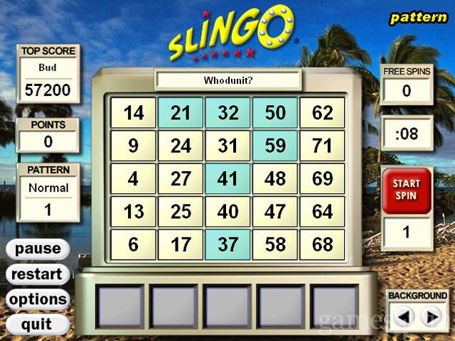 Slingo Deluxe Download on Games4Win