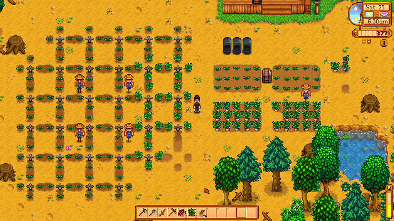 Stardew Valley Best Sprinkler Layout Best/Optimal normal sprinkler
