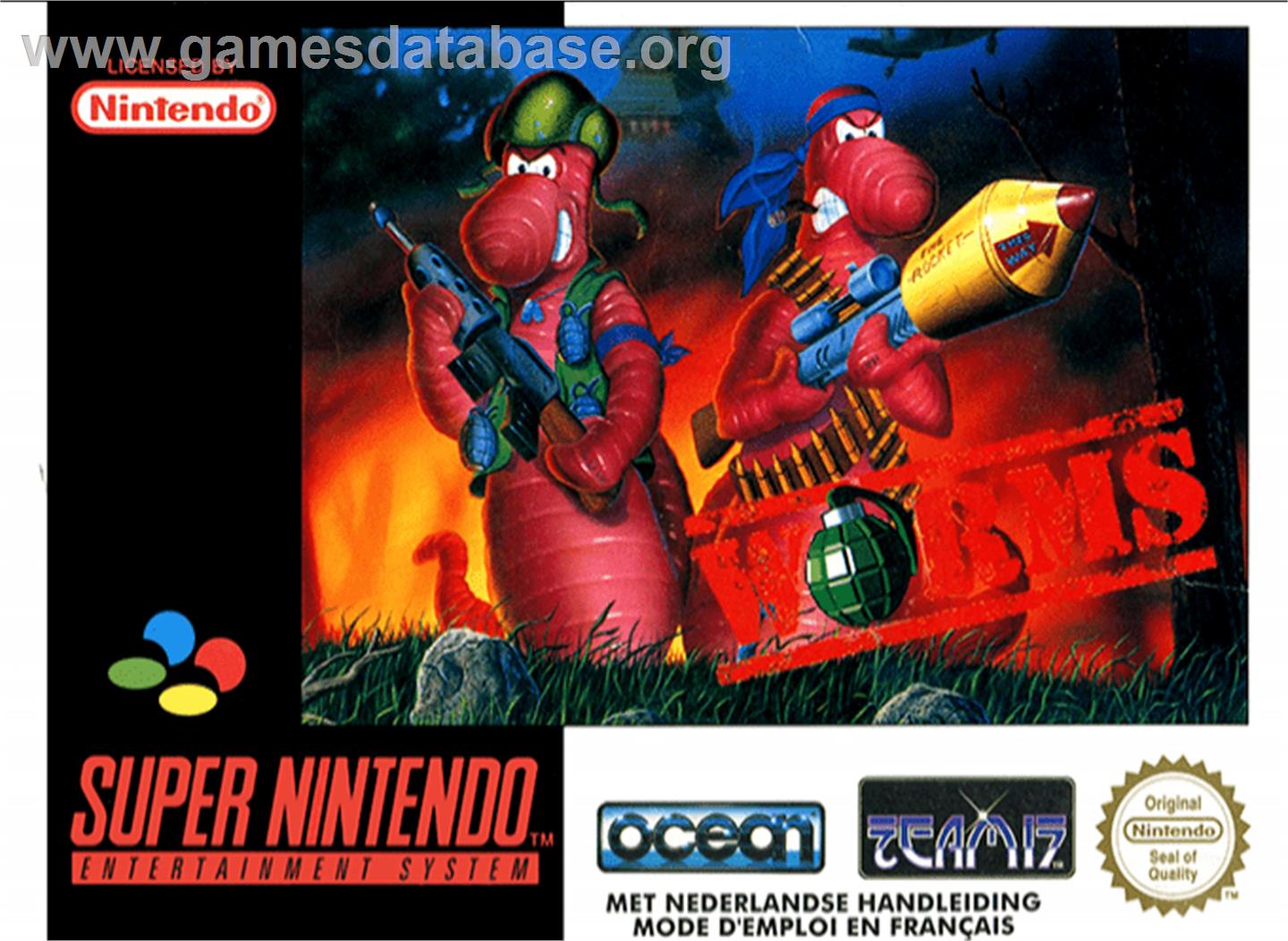 Worms Nintendo SNES Games Database