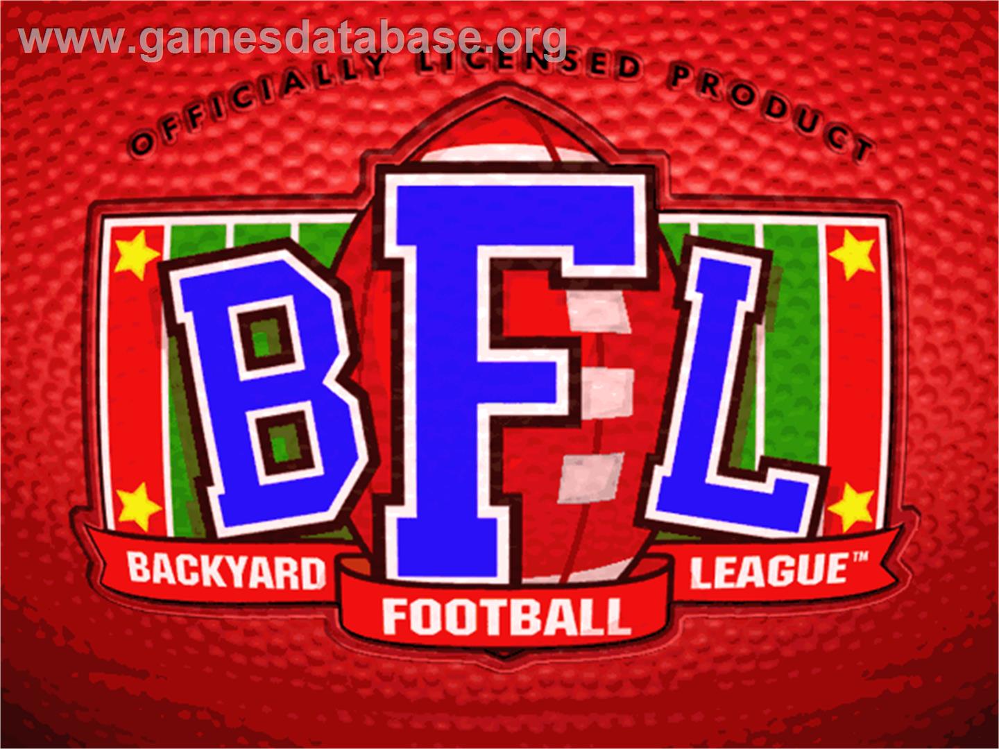 Backyard Football ScummVM Games Database