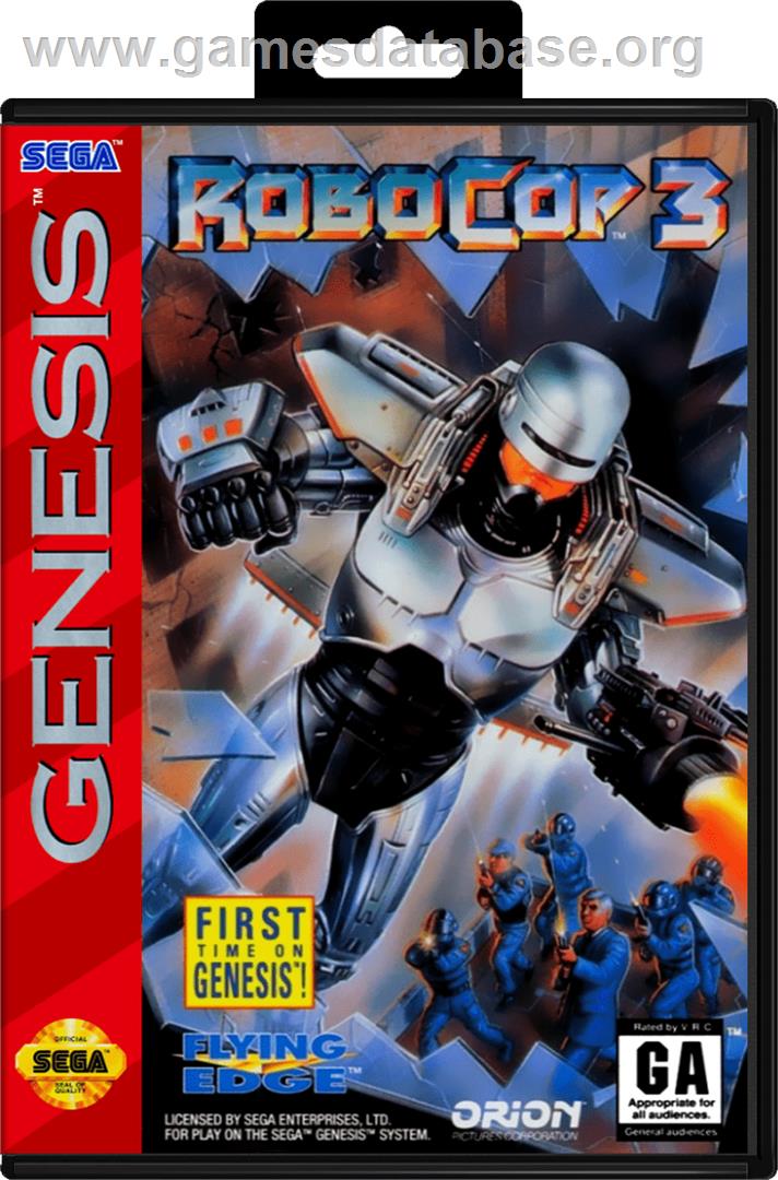 Robocop 3 Sega Genesis Games Database