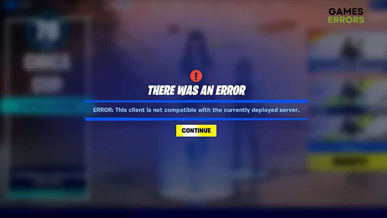 Fortnite This Client is Not Compatible Why & How to Fix