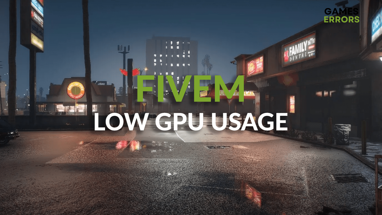 Low GPU Usage FiveM How to Fix It Quickly