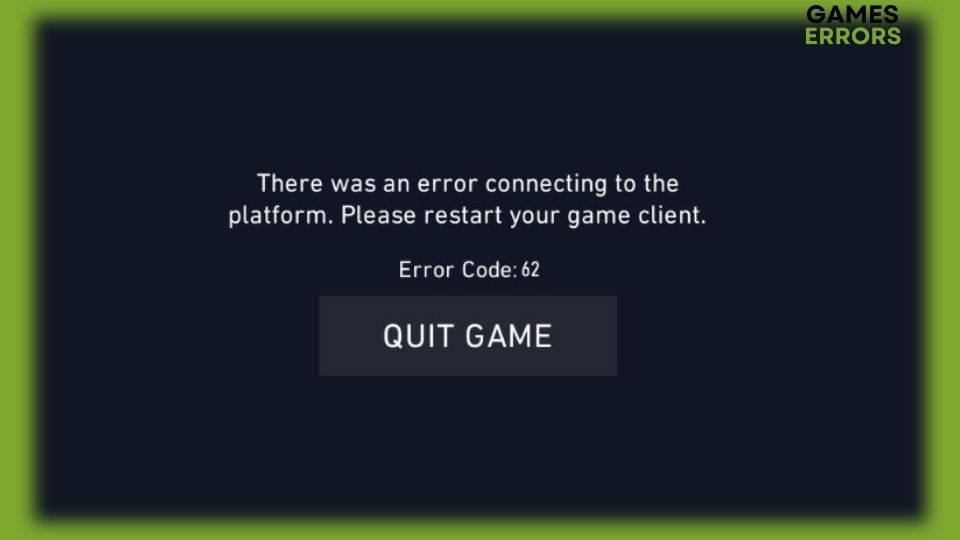 Valorant Error Code 62 How To Fix It Easily