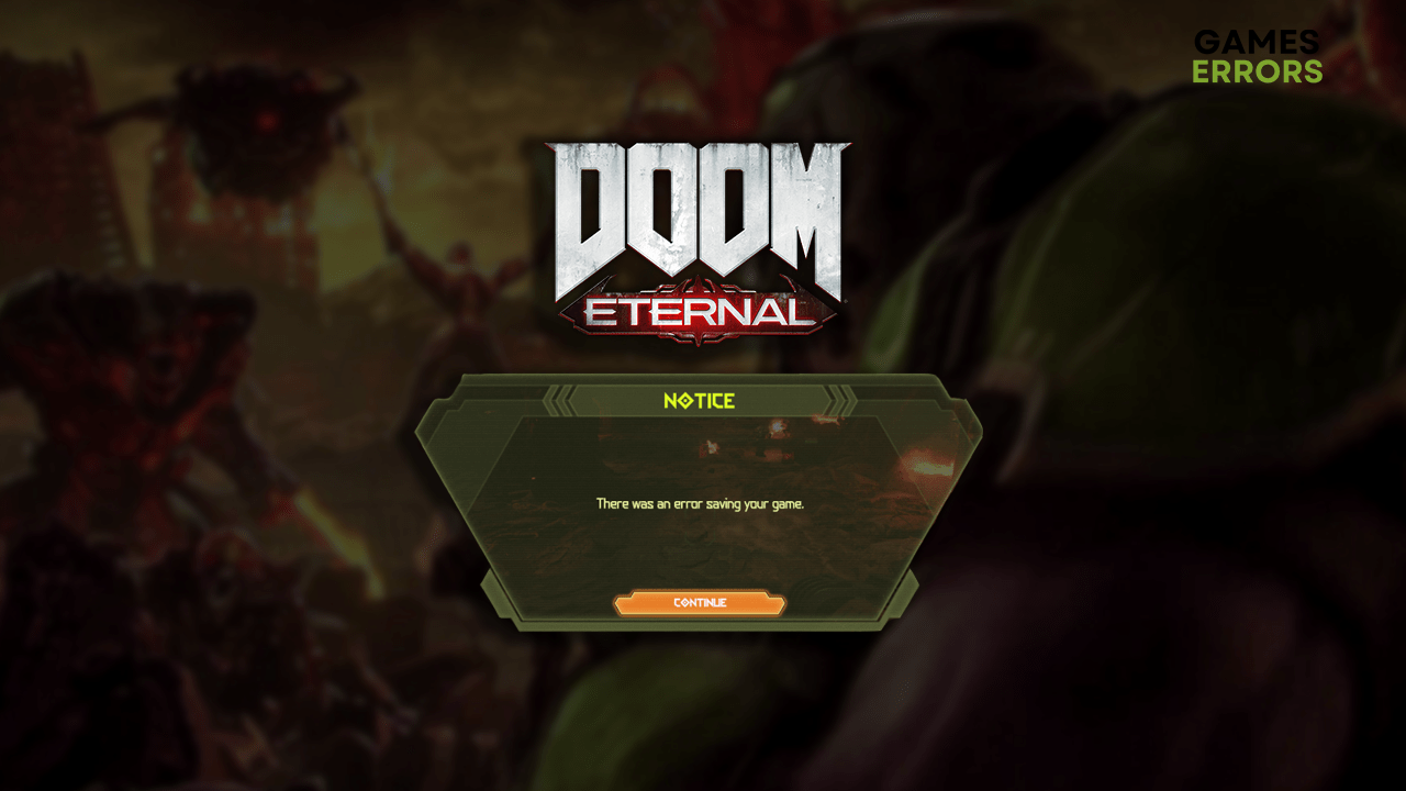 Doom Eternal Error Saving Game [Quick Fix]