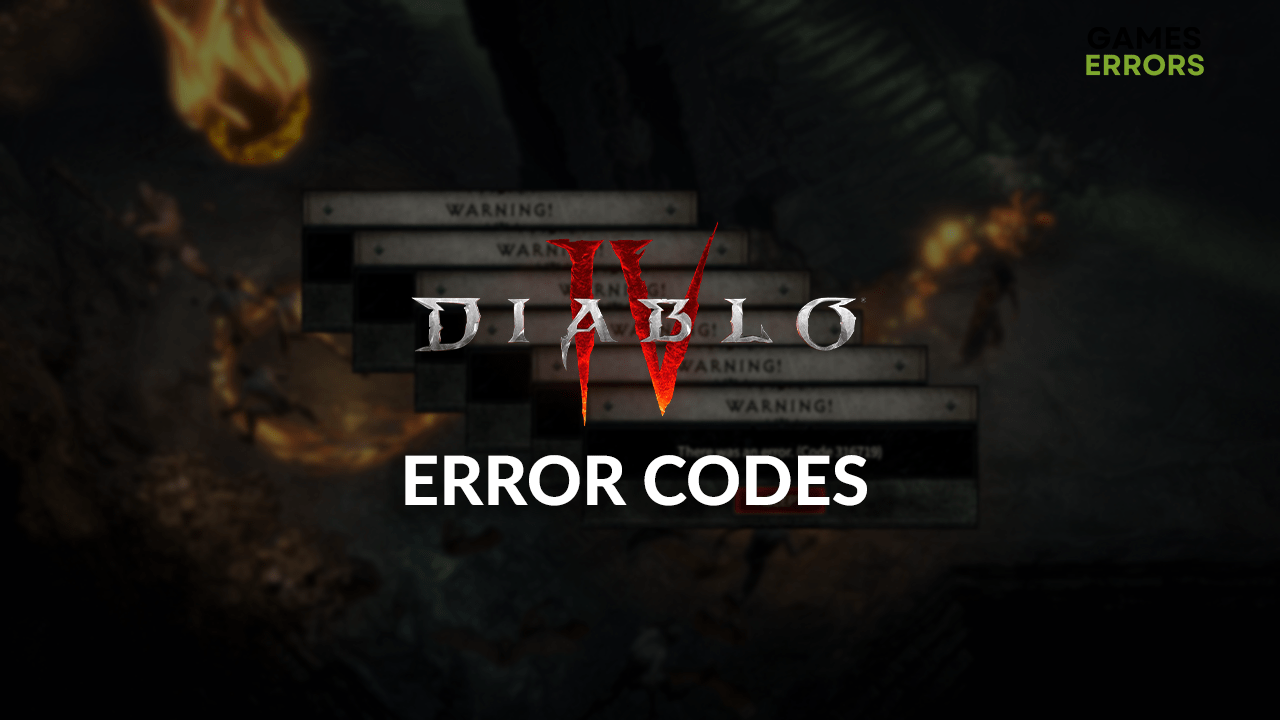 Diablo 4 Error Codes List Simple Guide to Fix Them ALL
