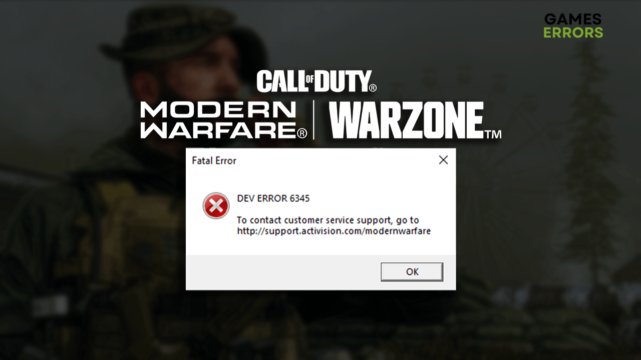 Dev Error 6345 in Warzone & Modern Warfare [Solved]