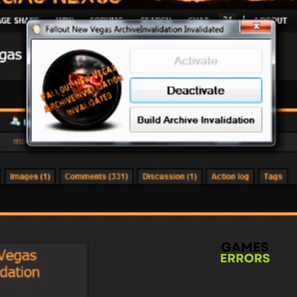 Fallout New Vegas Archive Invalidation Not Working How To Repair It