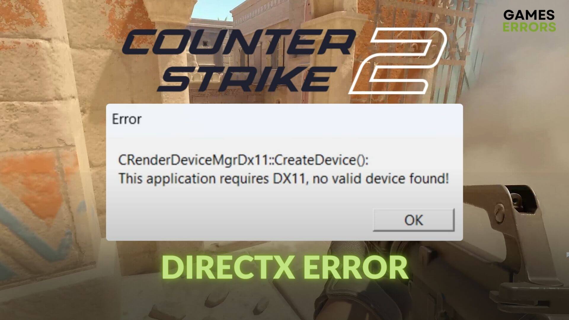 CS2 DirectX Error Quick and Effective Methods to Fix It