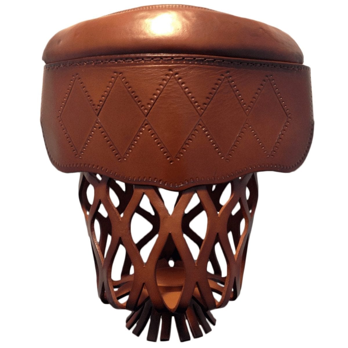 Brown Diamond Leather Pool Table Pocket Games For Fun