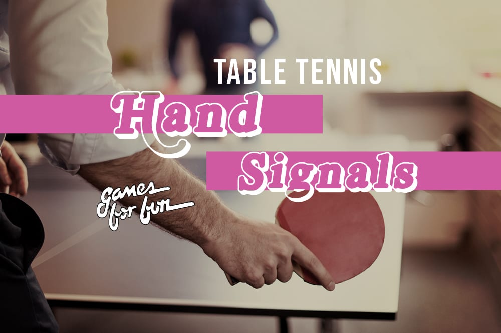 Common Hand Signals Used During Matches Understanding PingPong and