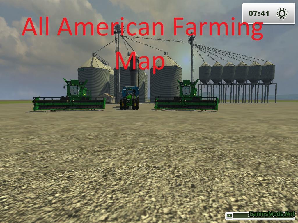 American Map Farming Simulator 17 All American Farming Map » FS19, FS17, ETS 2 mods