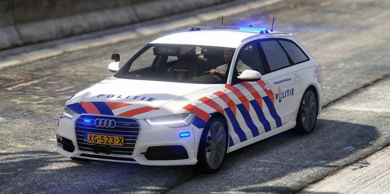 Audi A6 Landelijke Eenheid Nederlandse Politie / Dutch Police ELS 4K REFLECTIVE 1.0 » GamesMods