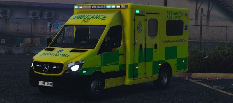 Yorkshire Ambulance Service Livery for the 2018 Mercedes Sprinter