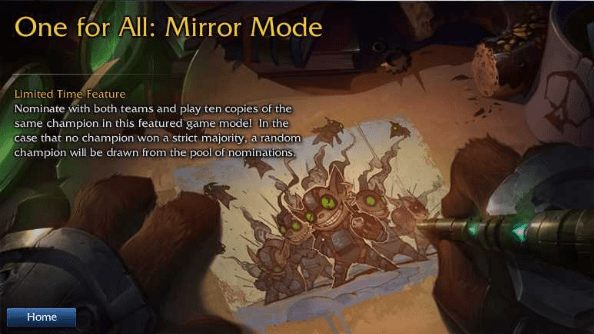 LoL One For All Mirror Mode