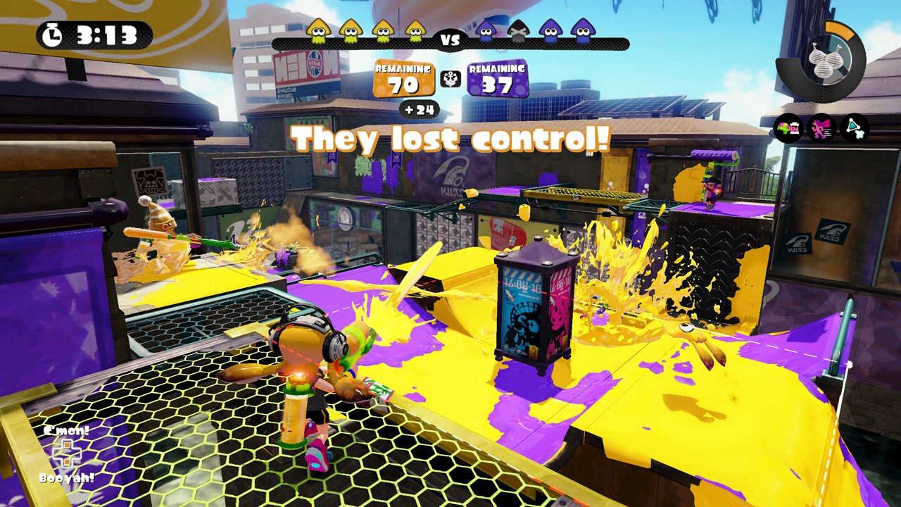 Splat Zones gameplay