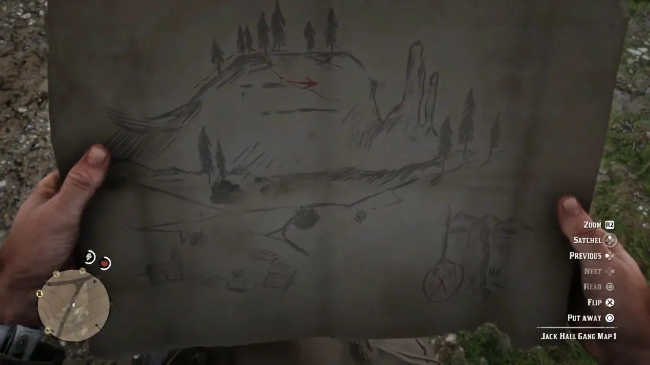 Red Dead Redemption 2 Jack Hall Gang Map 1 Guide