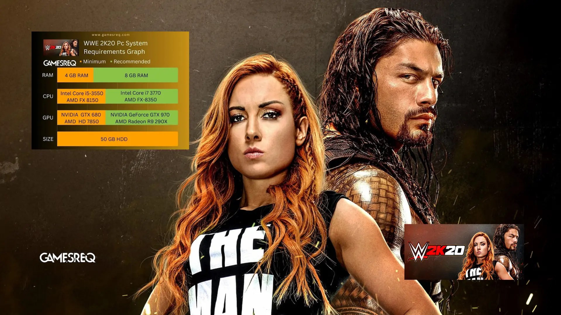 WWE 2K20 Pc Requirements [Minimum & Games Req
