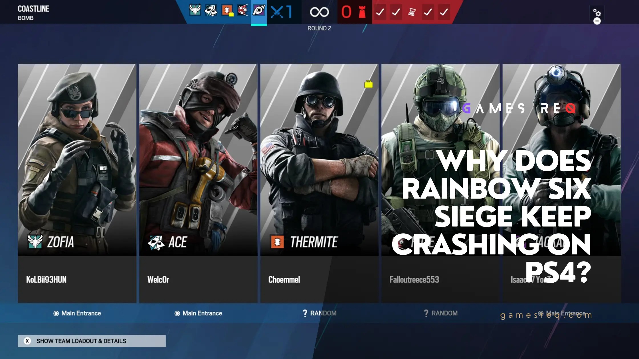 Why Does Rainbow Six Siege Keep Crashing On PS4? Solutions And Fixes Games Req