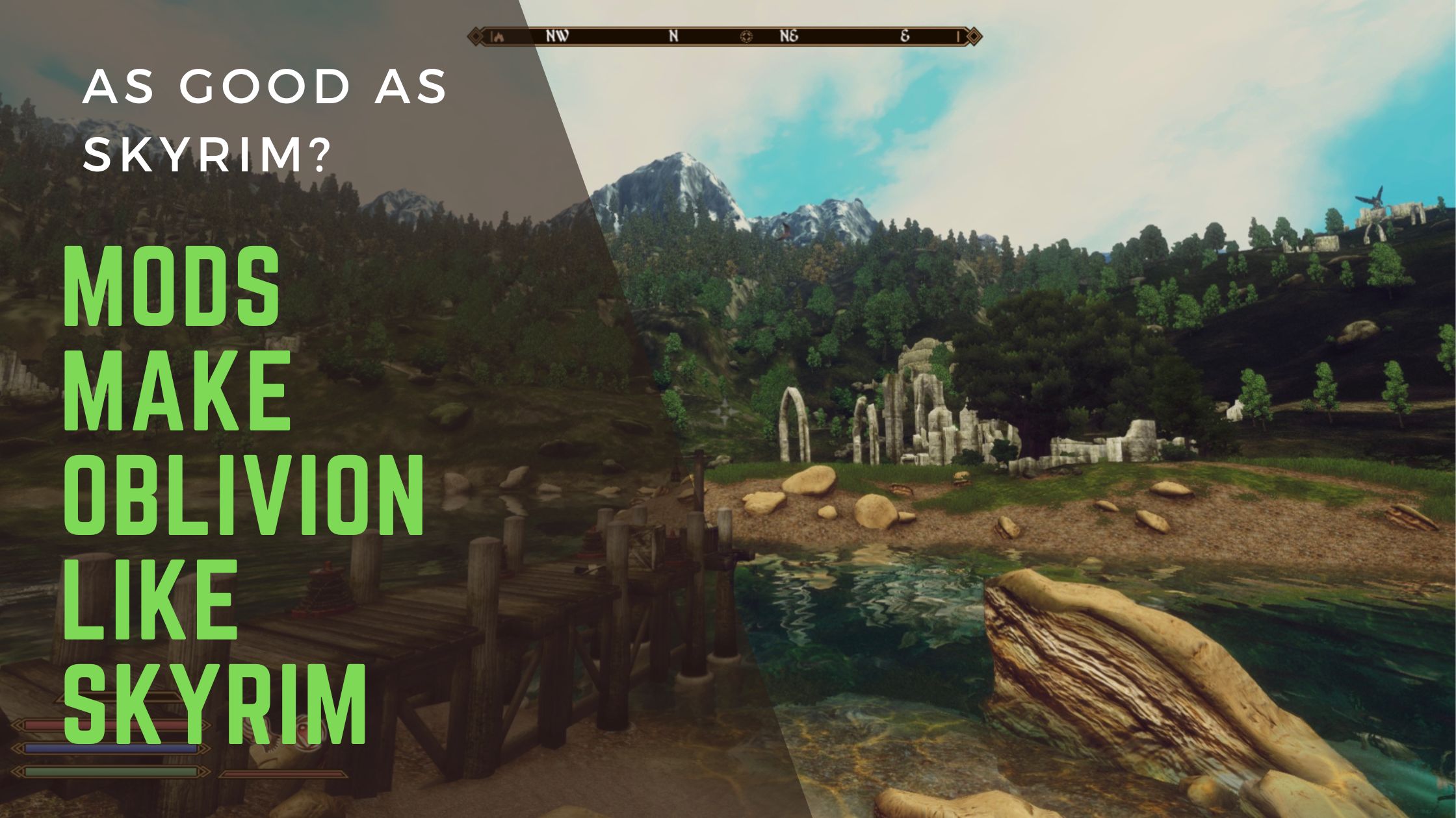 Amazing Mods Make Oblivion Like Skyrim Gamesual