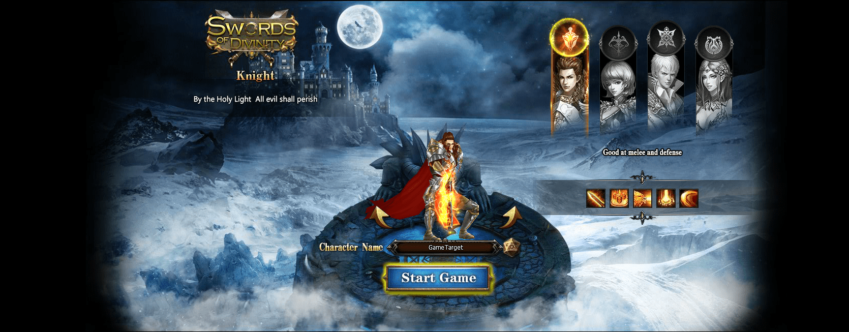 Swords Of Divinity играть онлайн. Официальный сайт и