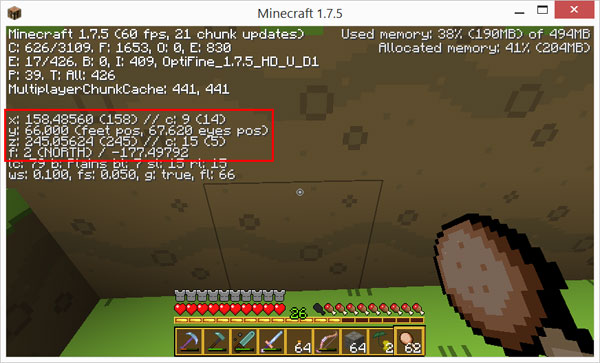Minecraft How to Navigate Using Coordinates GameTipCenter