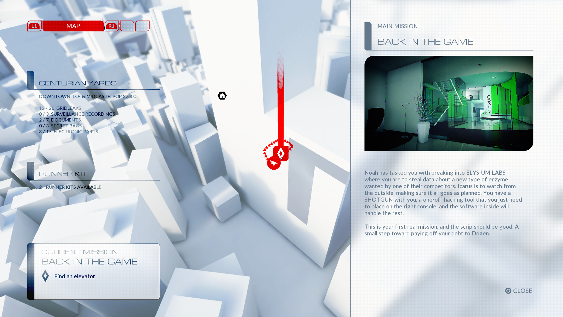 Area Map Game UI Database