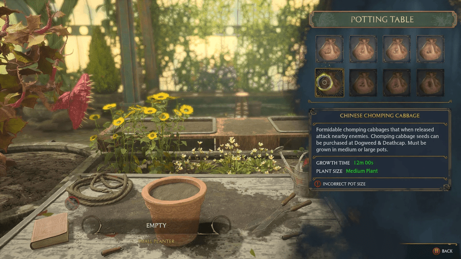 You Can't Sell Plants in Hogwarts Legacy (2 Alternatives) Game Voyagers
