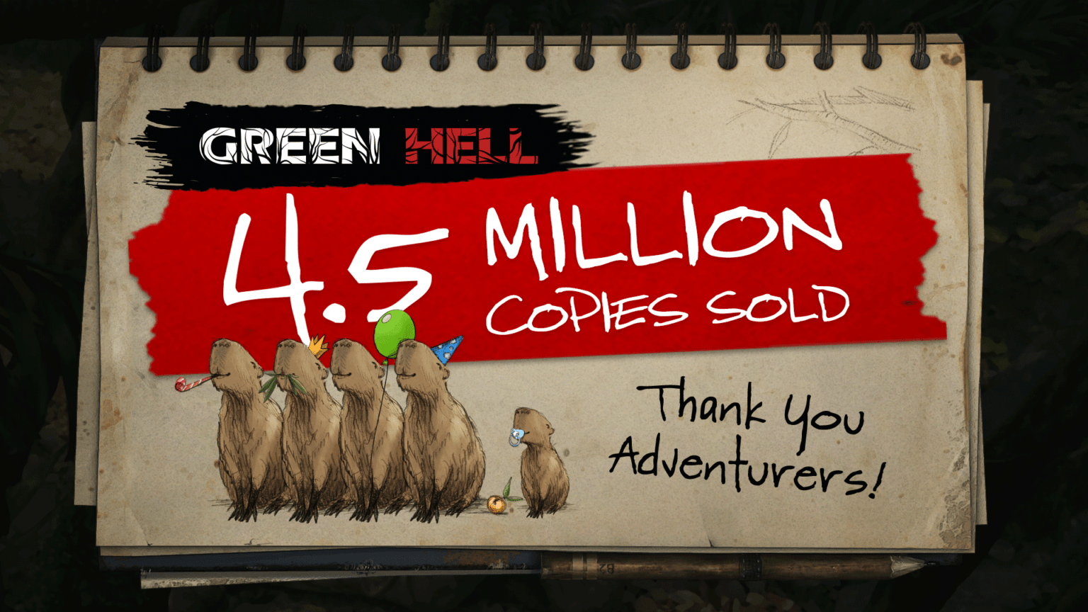 Creepy Jar’s survival game Green Hell hits 4.5 million copies sold
