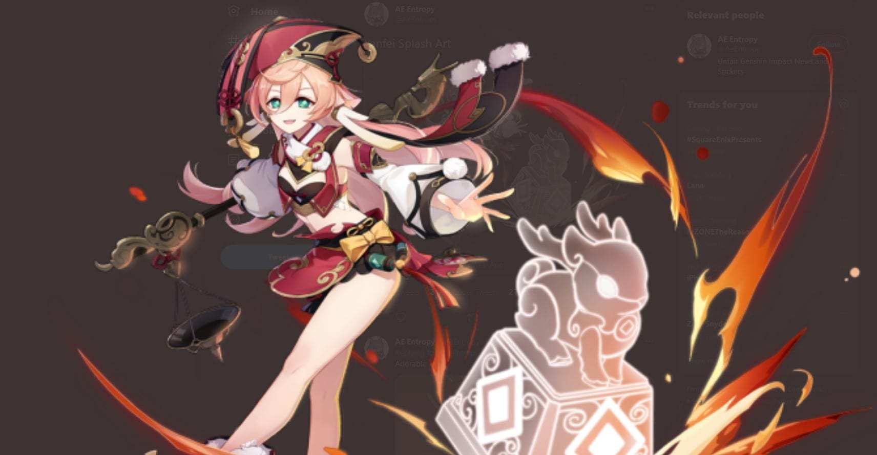 Genshin Impact Yanfei Datamined from the 1.5 Beta Test