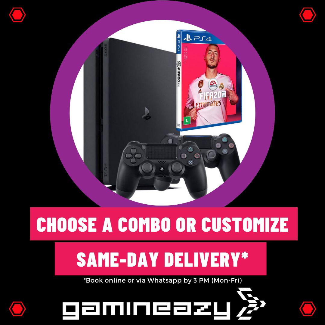 Rent a PS4 Console in Bangalore today. Gaming. Easy. Now Gamineazy