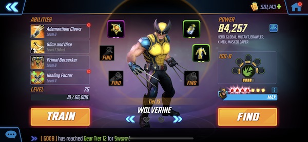 Wolverine Iso8 Marvel Strike Force