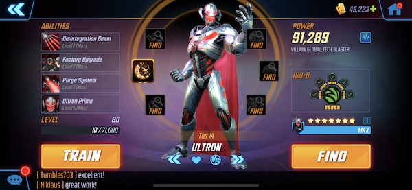 Ultron Iso8 Marvel Strike Force