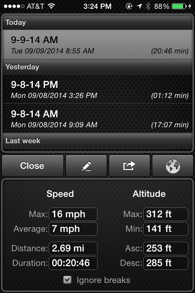 The Best Bike Speedometer on the iPhone Day 30 Gaming.Fit