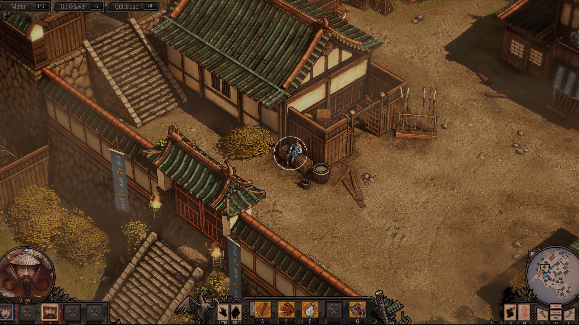 Shadow Tactics Blades of the Shogun + Eye Tracking
