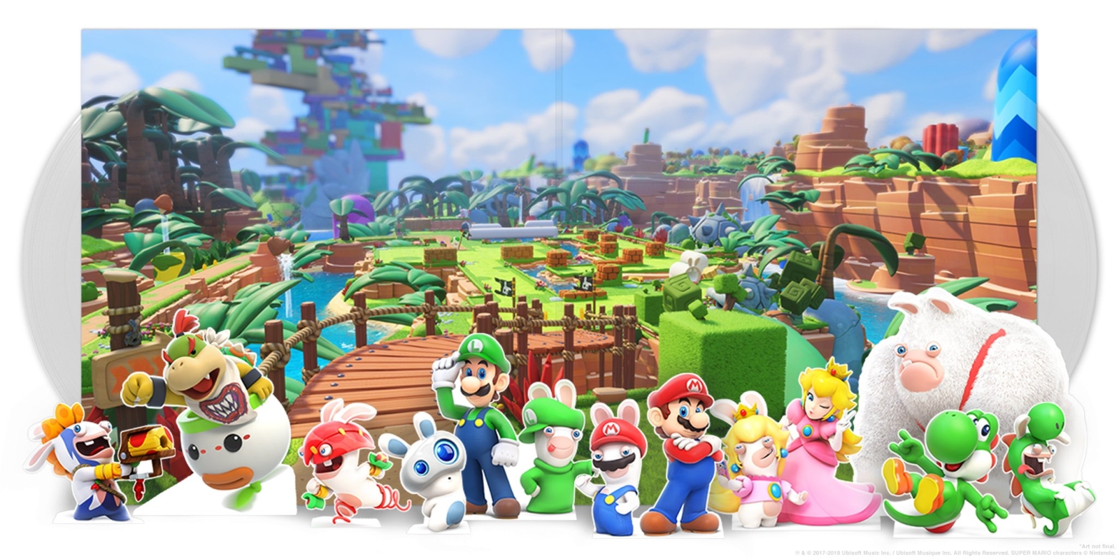 Mario + Rabbids Kingdom Battle 2xLP soundtrack available