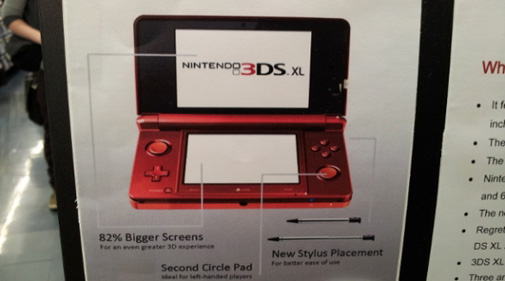 HMV use fake fanmade image in 3DS XL advert