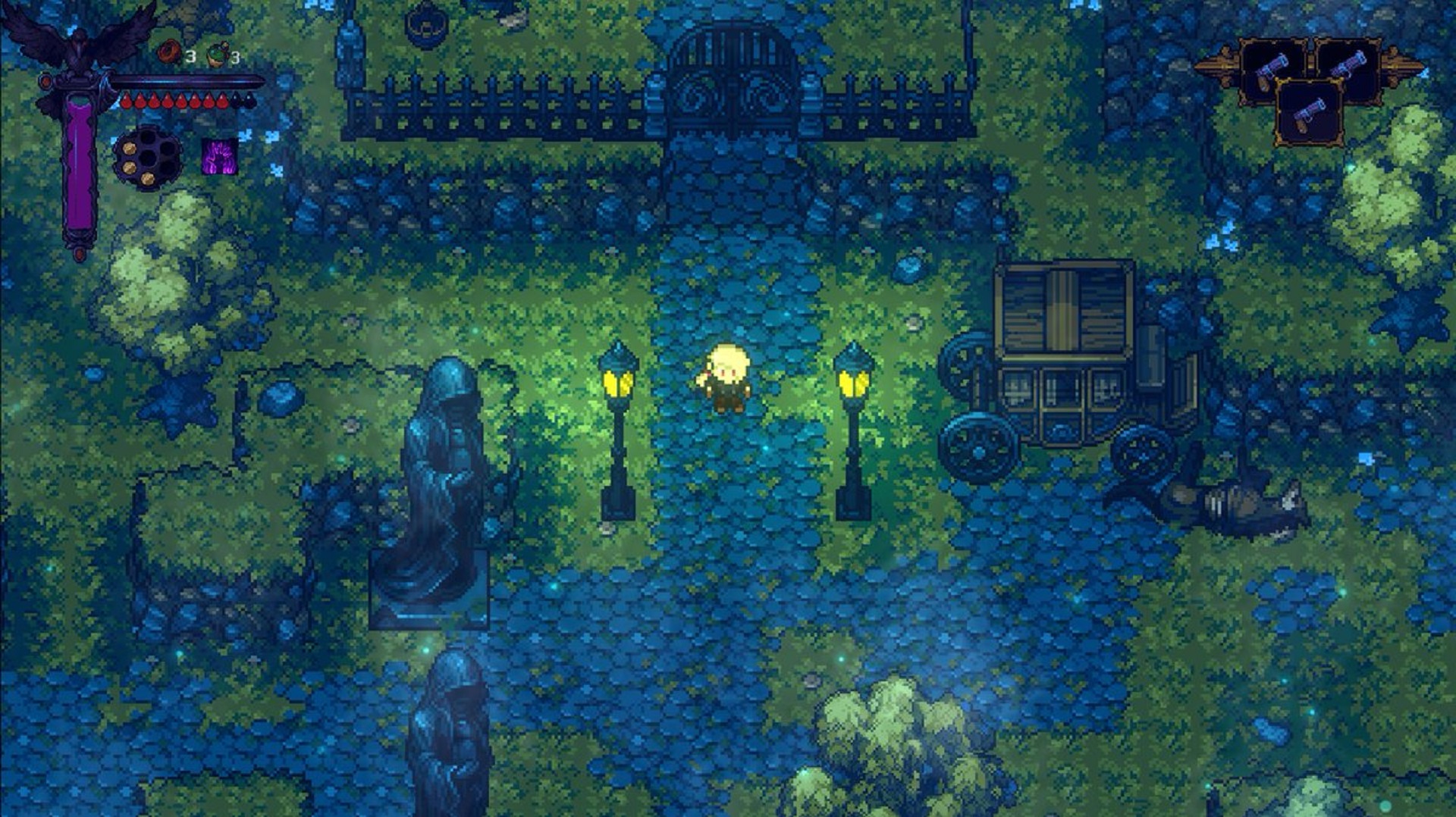 2D Dark Fantasy ActionAdventure Game Hunt the Night Showcases Impressive Gameplay