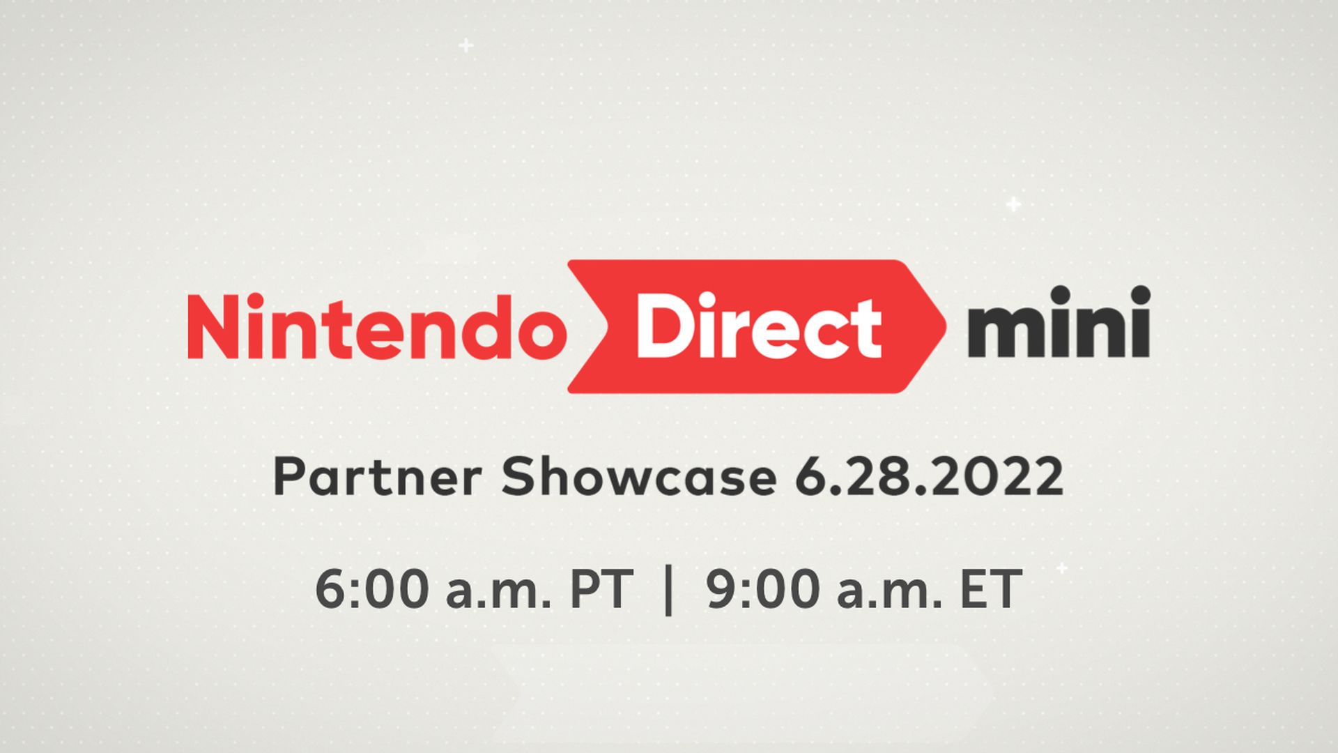 Nintendo Direct Mini Announced for Tomorrow