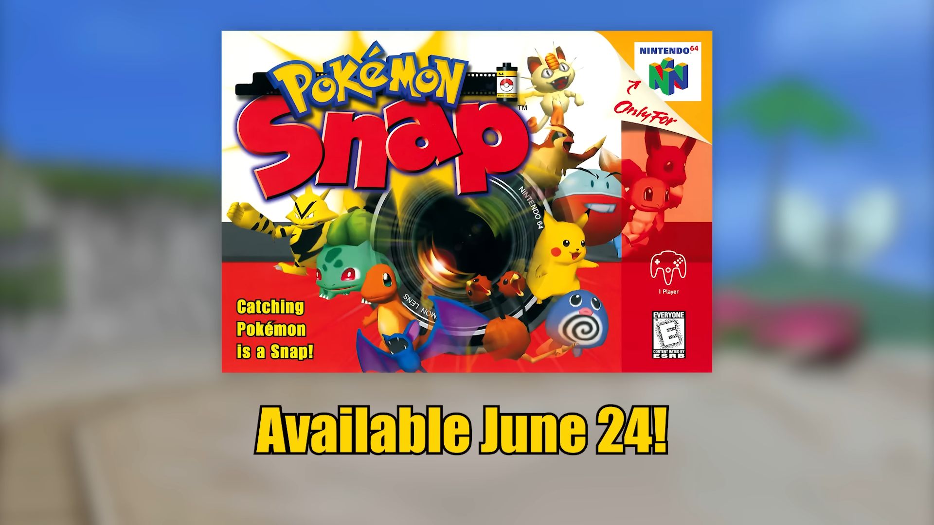 Pokemon Snap Coming To Nintendo Switch Online On June 24Th