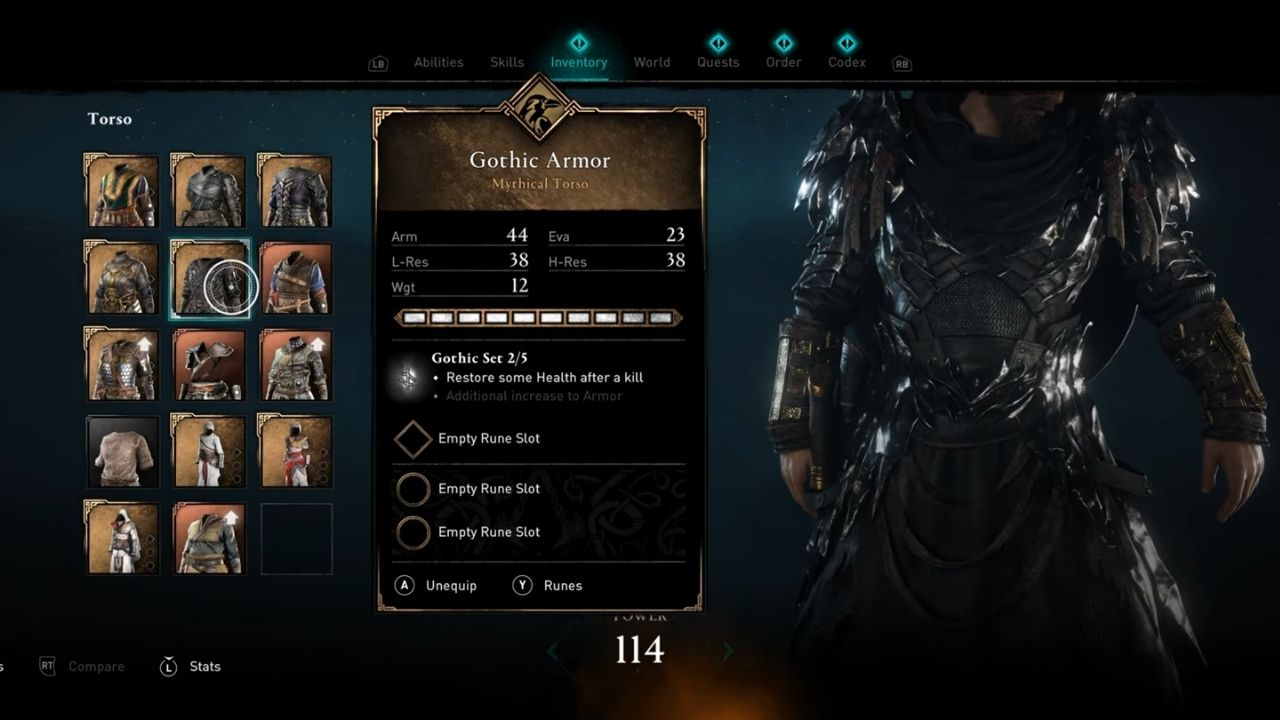 AC Valhalla How to Get the Gothic Armor Set?